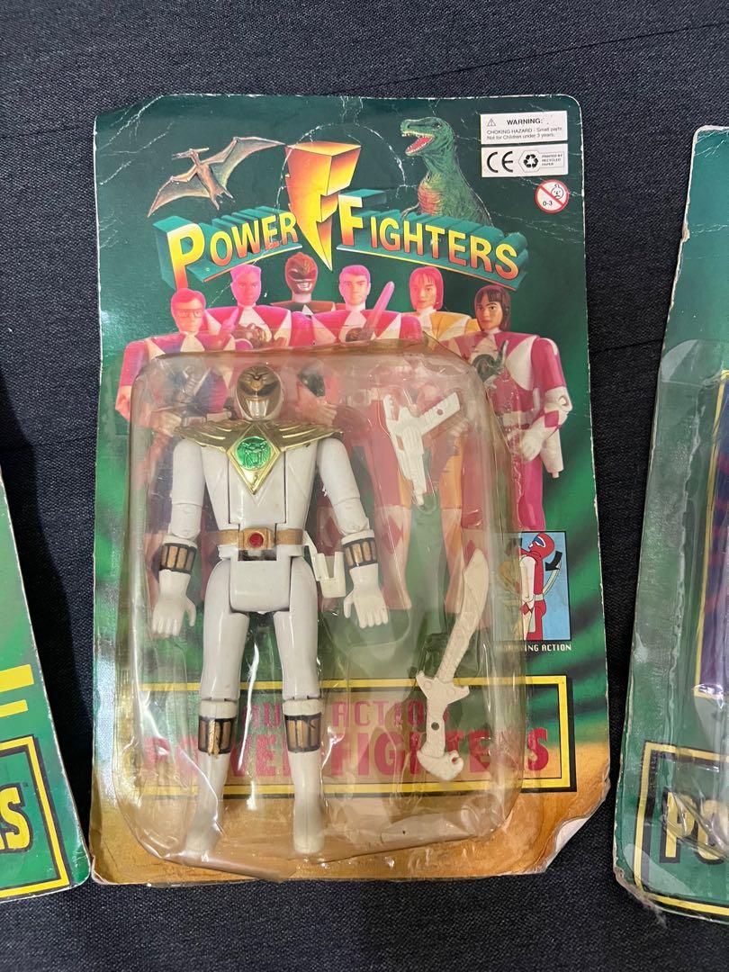 Vintage 90s power ranger WHOLE SET MMPR auto morphing auto morph head