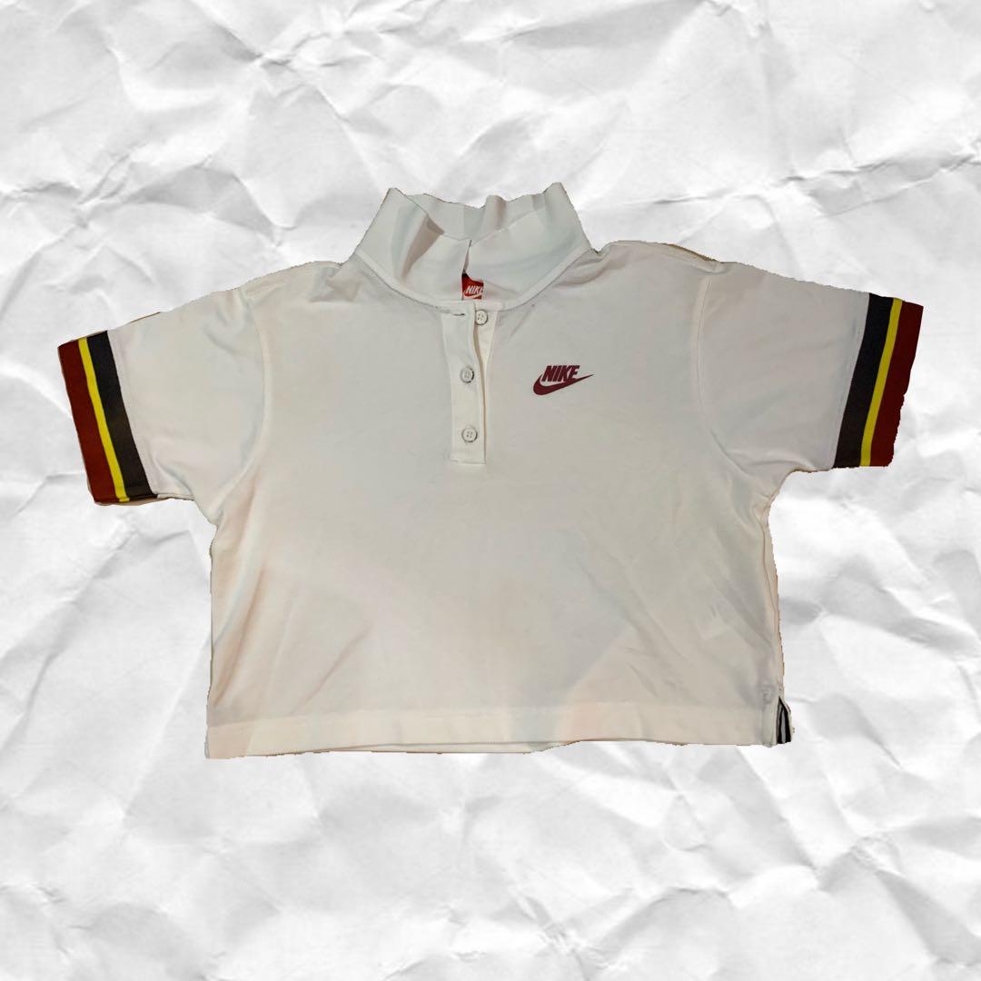 authentic vintage nike cropped polo 