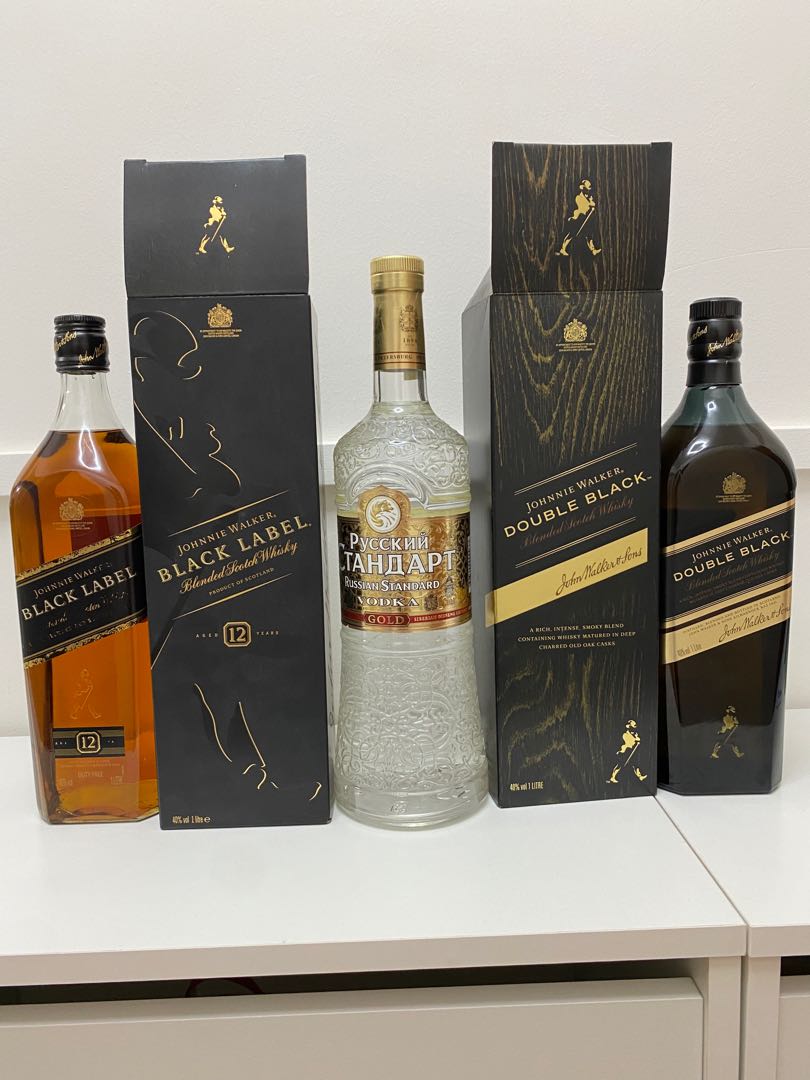 Vodka Gold, Black Label, Double Black, Food & Drinks ...