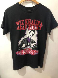 Wiz Khalifa x Asap rocky tour shirt