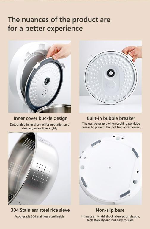 Xiaomi ZHENMI Low Carb Rice Porridge Soup Cooker Reduces Carb & Sugar