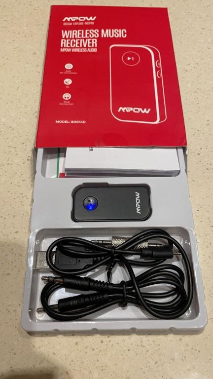 1048 Mpow BH044 Bluetooth Receiver Wireless Bluetooth 4.1 Car Adapter Bluetooth Car Aux Adapter for Music Streaming Sound System Hands Free