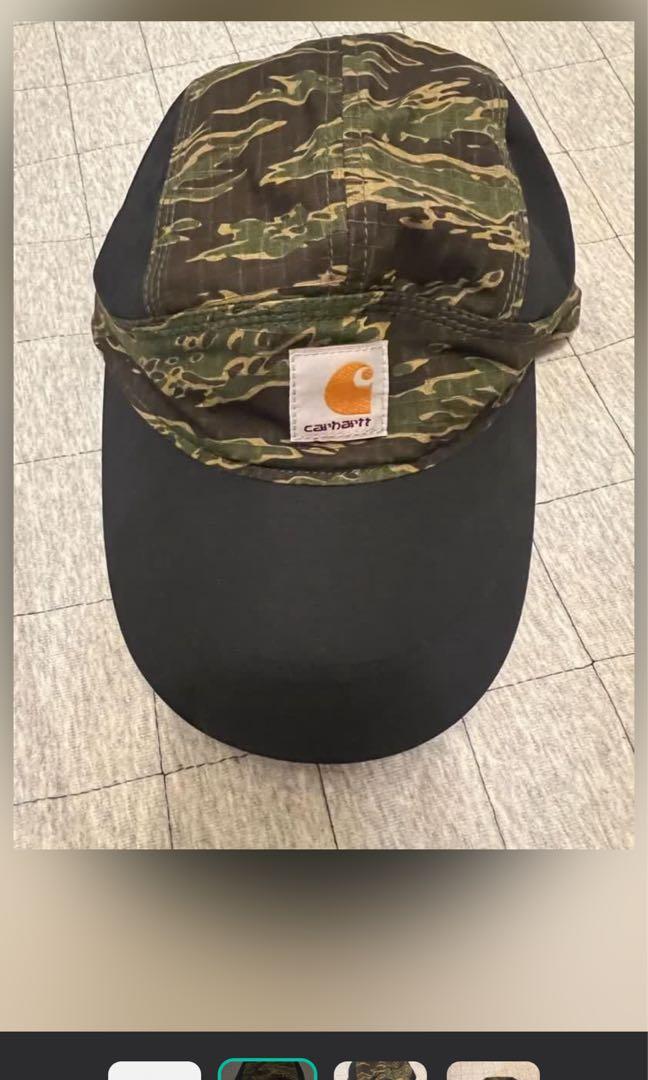1 set nike x carhartt cap NIKE x Carhartt WIP NRG Tailwind Cap AV4783 010 Men s Brown X Carhartt Baseball Cap Carousell