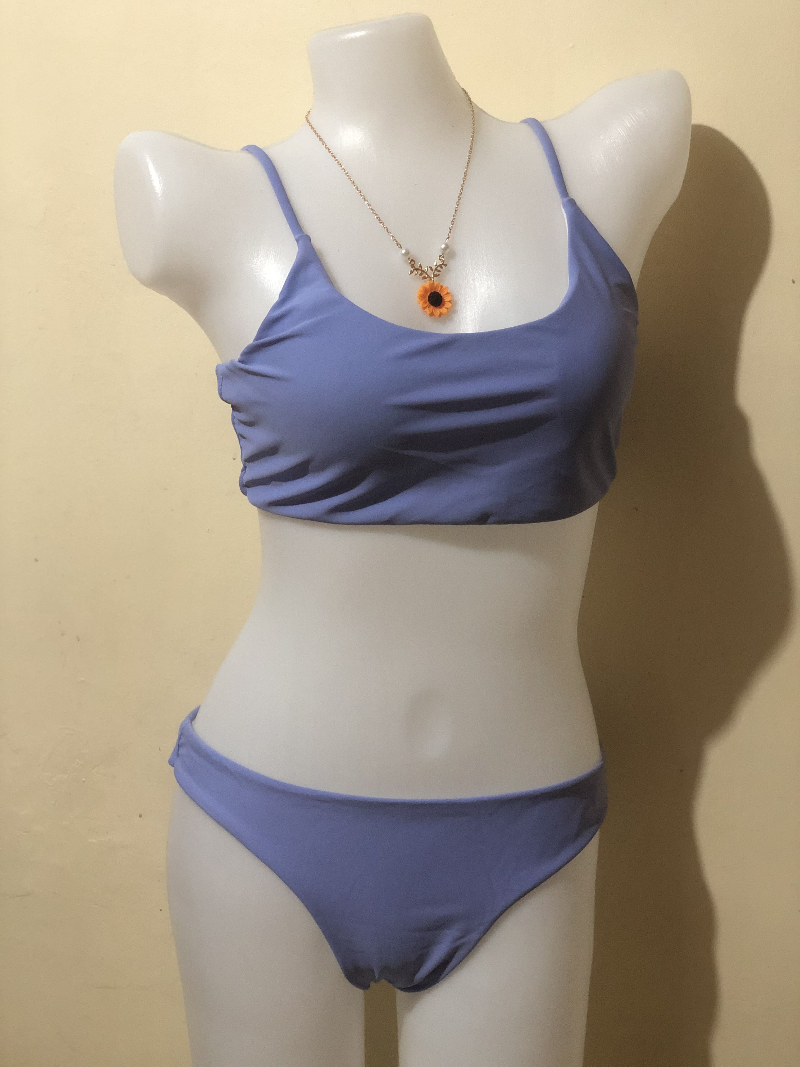 2 Piece Lavender Swimsuit, Women's Fashion, Swimwear, Bikinis