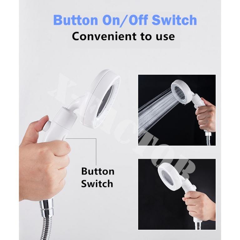 360 Rotation Showerhead/High water pressure/Water saving/famous in