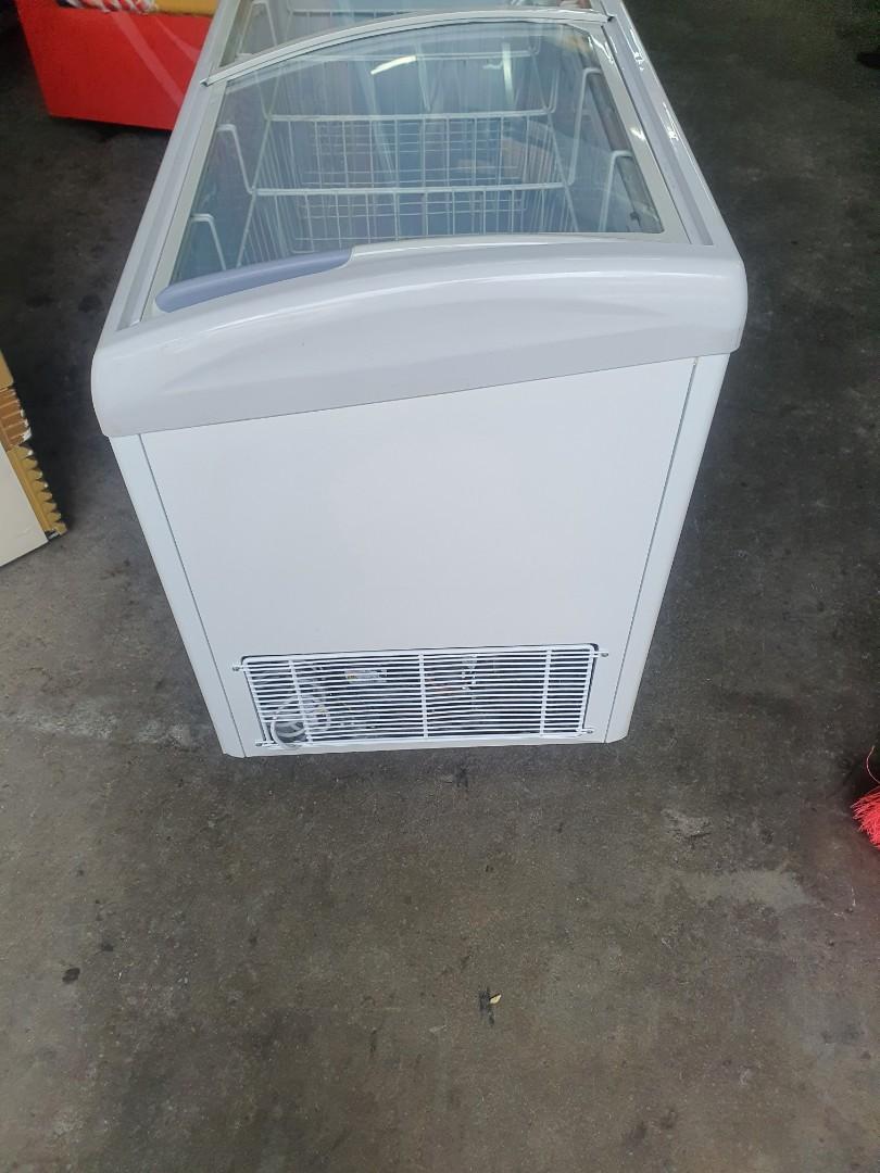 4ft glass sliding chest freezer[post-rental unit], TV & Home Appliances ...