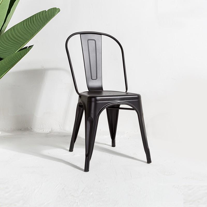 5 unit kerusi besi/ Metal bench black colour, Furniture & Home Living