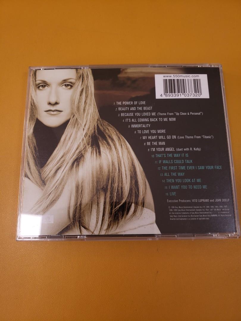 xxxx99%new Celine Dion All The Way...A Decade Of Song. (保存極好接近全新，碟沒花),  興趣及遊戲, 音樂、樂器& 配件, 音樂與媒體- CD 及DVD -
