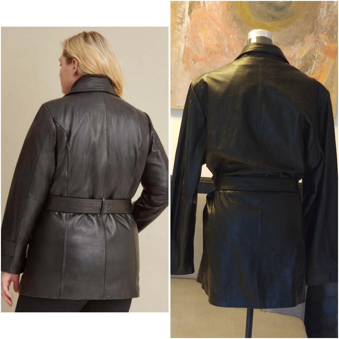 Wilson plus size leather jackets top