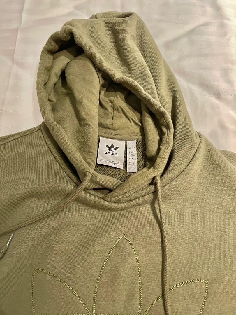 Adidas Original Army Green Hoodie Jacket Men s Fashion Coats