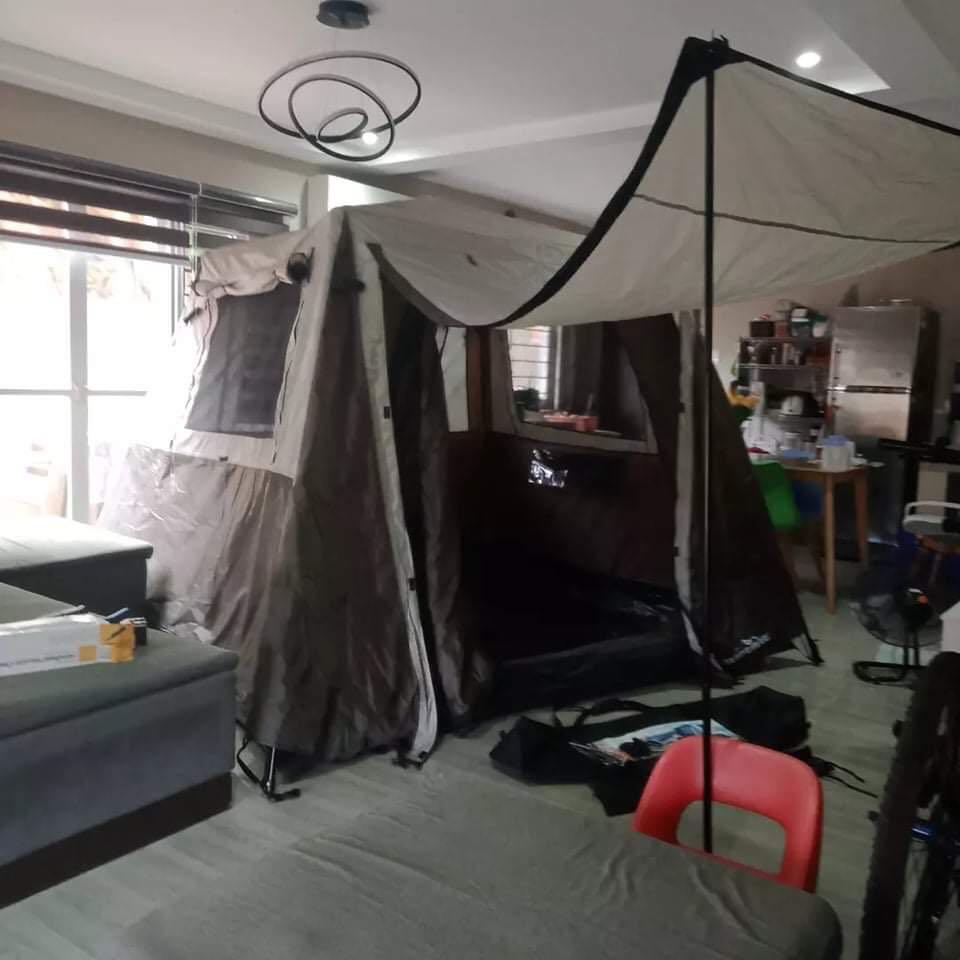 Adventuridge 4 person tent, Sports Equipment, Hiking & Camping on Carousell