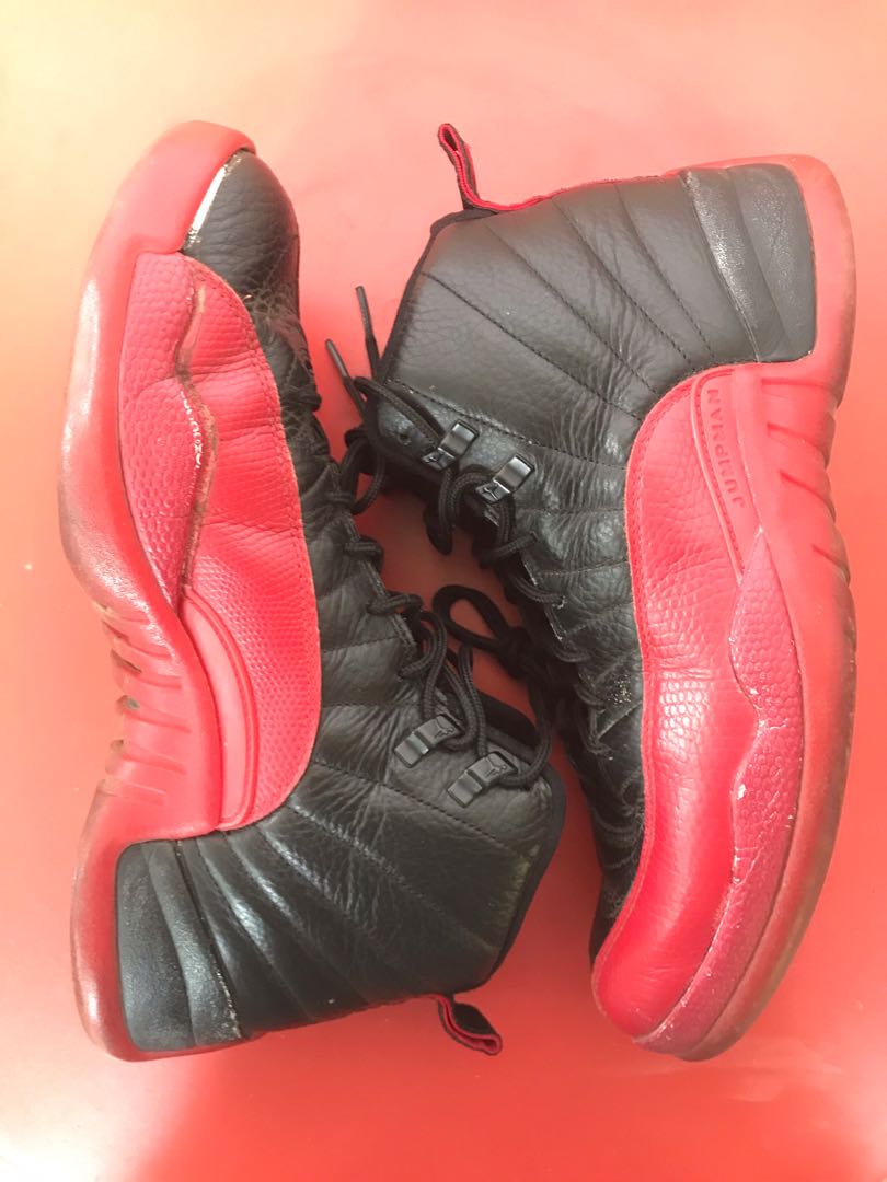 Air Jordan 12 Flu Game , Fesyen Pria 