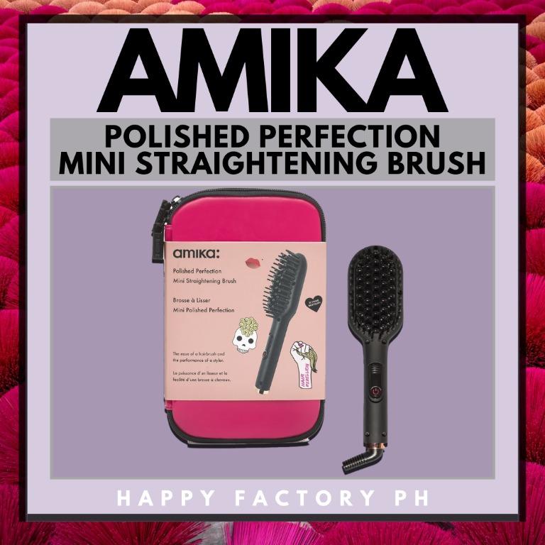 Amika Polished Perfection Mini Straightening Brush, Beauty & Personal Care, Hair on Carousell