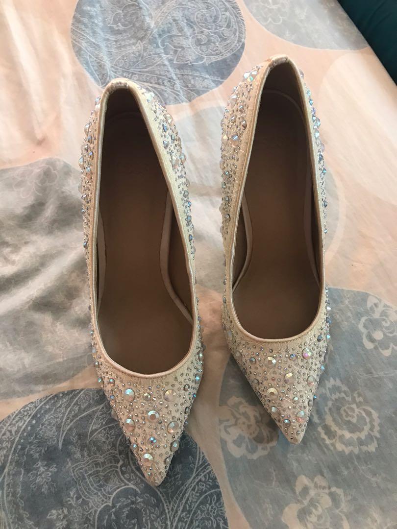 Asos flat bridal shoes clearance