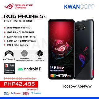 Asus ROG Phone 5s I005DA-1A091WW Snapdragon 888+ 5G 12GB/256GB Adreno 660 6.78" AMOLED FHD 144Hz Gaming Phone