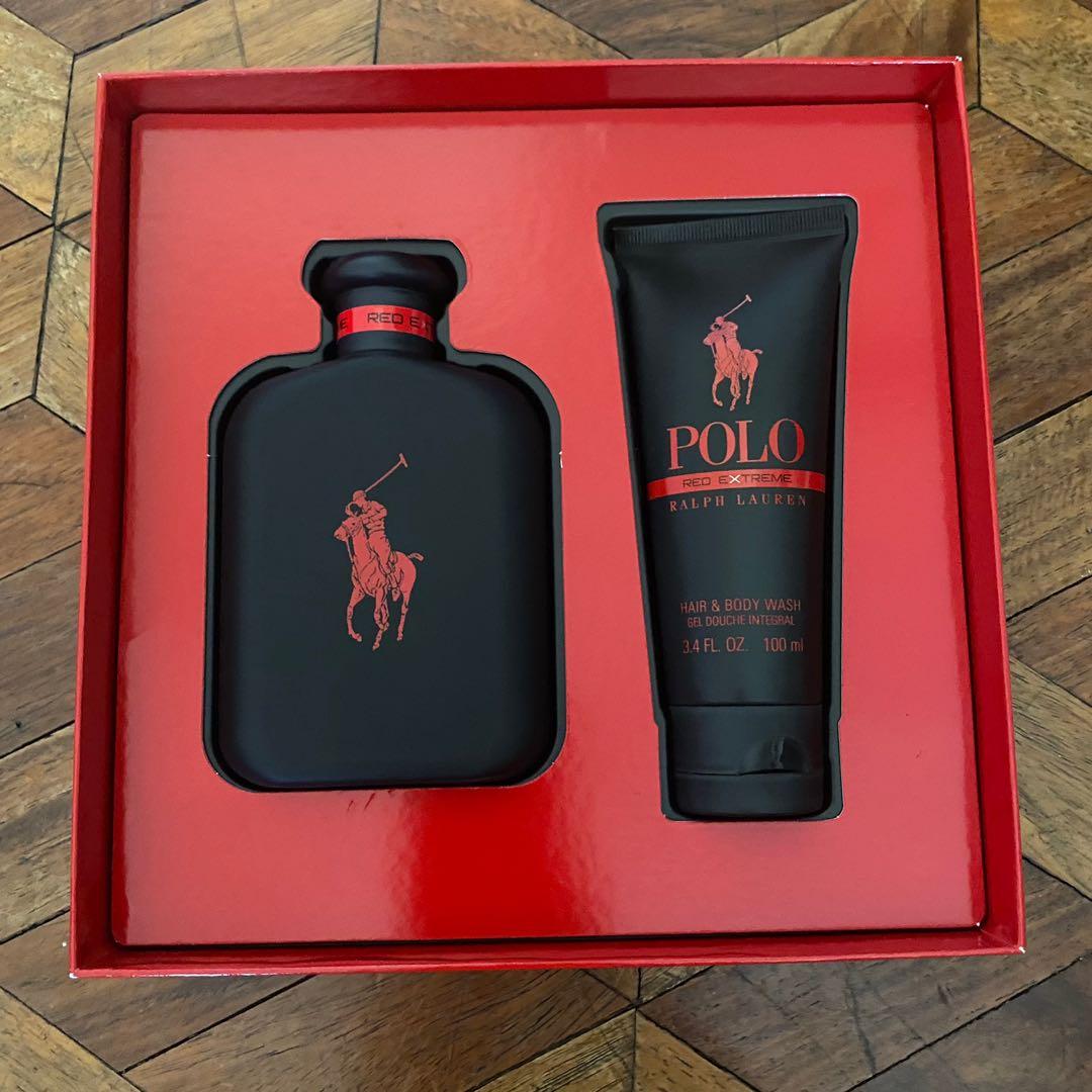 Authentic Polo Red Extreme Perfume Body Wash Beauty Personal
