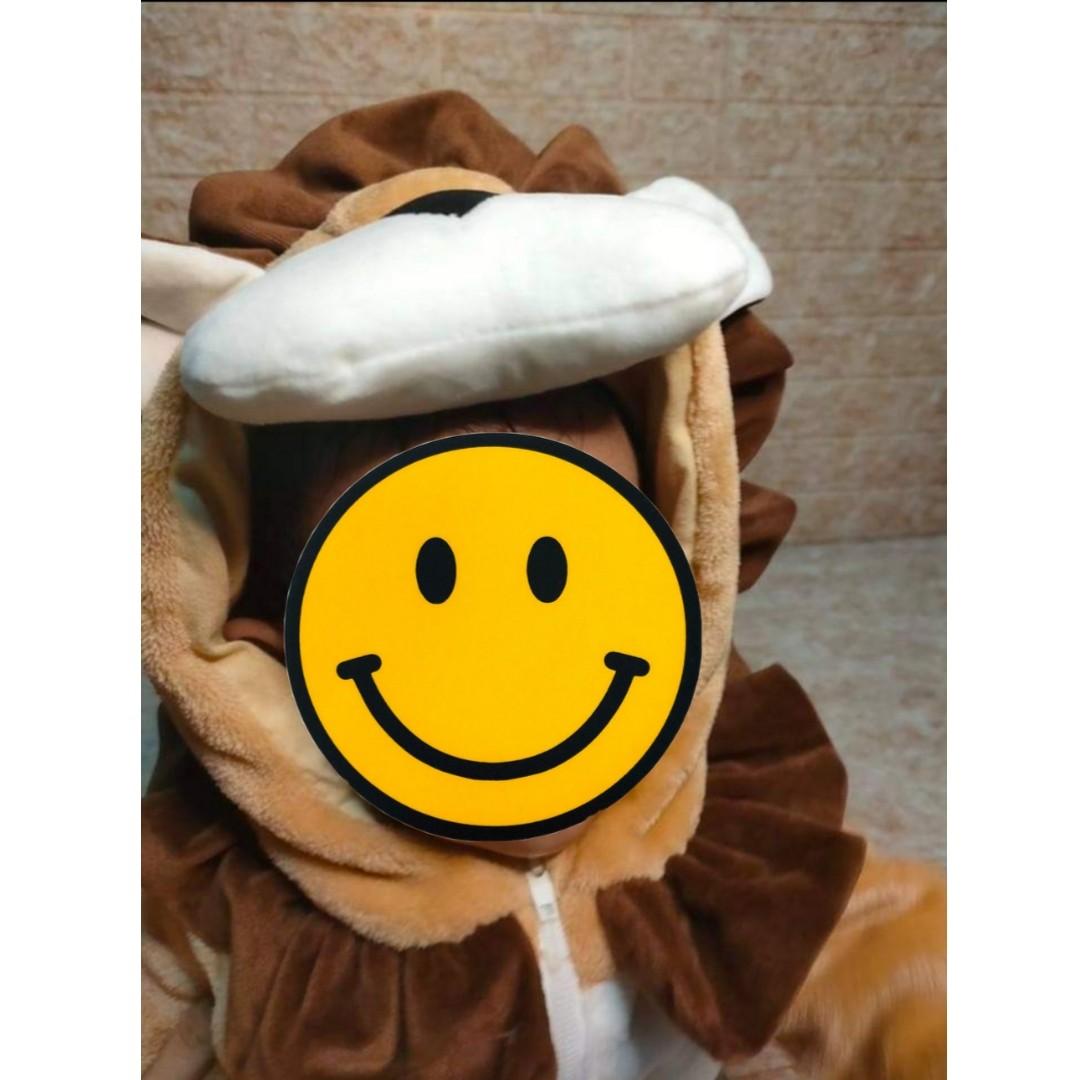 baby lion costume (Category: Babies & Kids Fashion) located in San Juan City. Submitted by 4.4.4 (Listing ID 1150603750, Image 3). Description: 〰️ vvv cute! perfect for safari themed parties! 🌜 note: used only once for photoshoot, baby was 11 months during that time 🌜 size: fits up to 17 months depending on baby's built ‼️ feel free to message me if you have other questions..