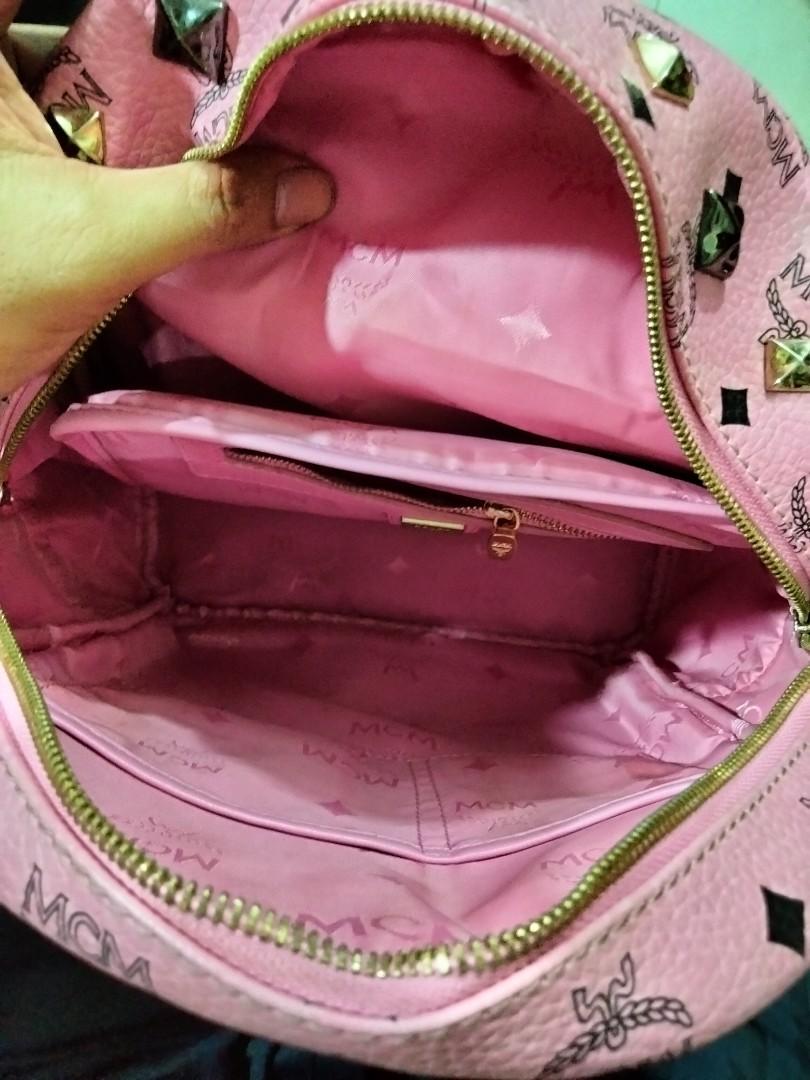 Backpack MCM Made korea, Fesyen Wanita, Tas & Dompet di Carousell