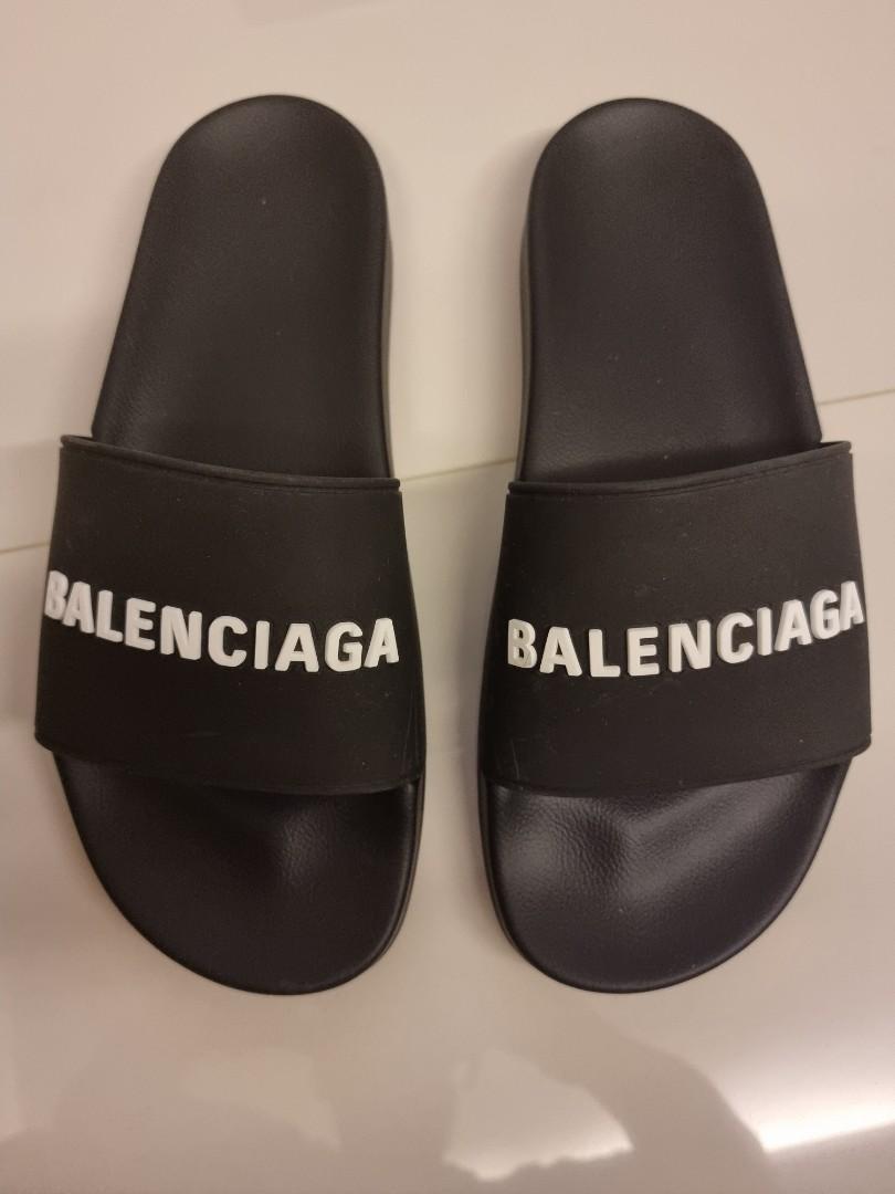 Balenciaga Slides, Men's Fashion, Footwear, Flipflops and Slides on ...