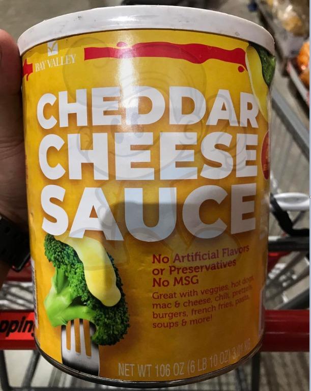 Bay Valley Cheddar Cheese Sauce 106 oz., Food & Drinks, Packaged