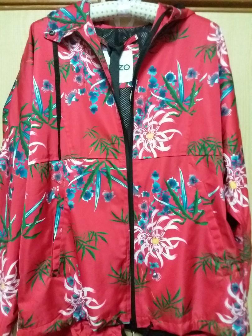 Red kenzo jacket on sale