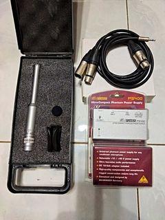 Behringer Condenser Mic dan Power Supply lengkap Kabel XLR