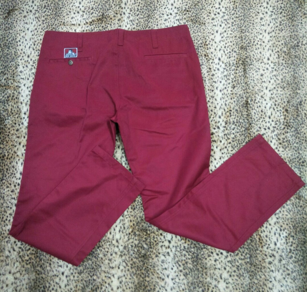 Red ben sales davis pants