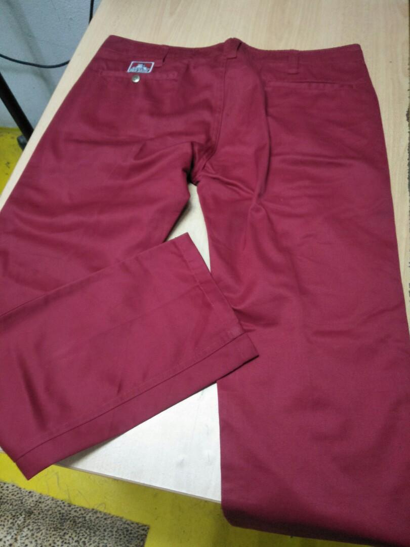Red ben davis pants cheap