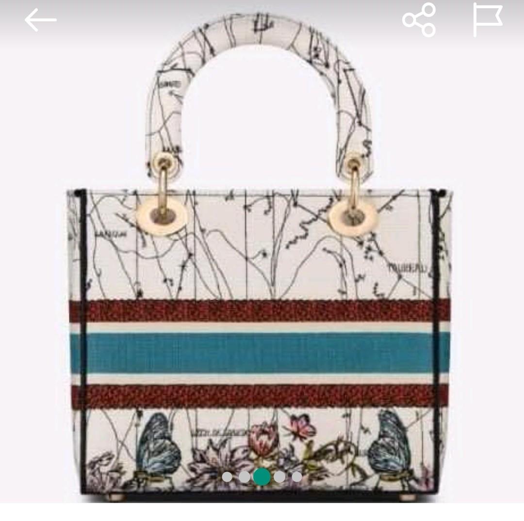 Christian Dior Limited Edition Multicolor Beaded Canvas And Lambskin Mini Lady  Dior Champaign Gold Hardware 2020 Available For Immediate Sale At Sothebys