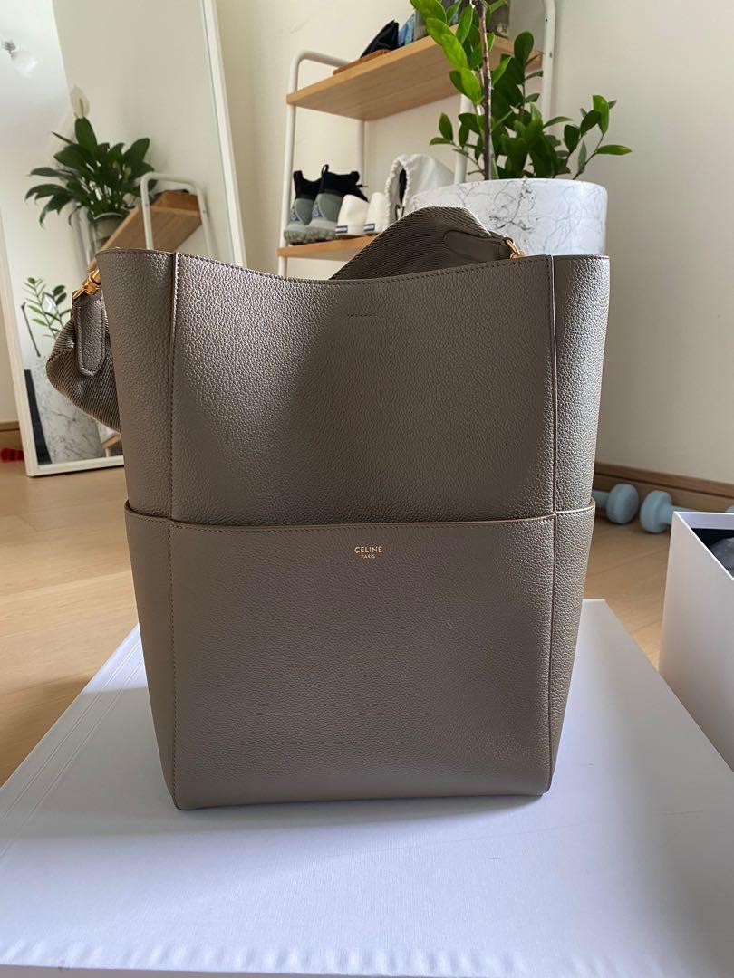 Celine sangle bag taupe hot sale