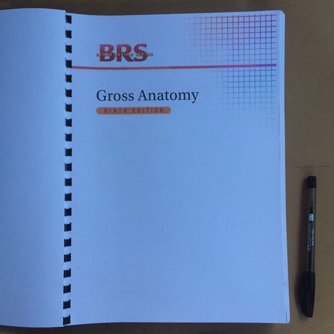 BRS GROSS ANATOMY 9th Edition, Hobbies & Toys, Books & Magazines ...