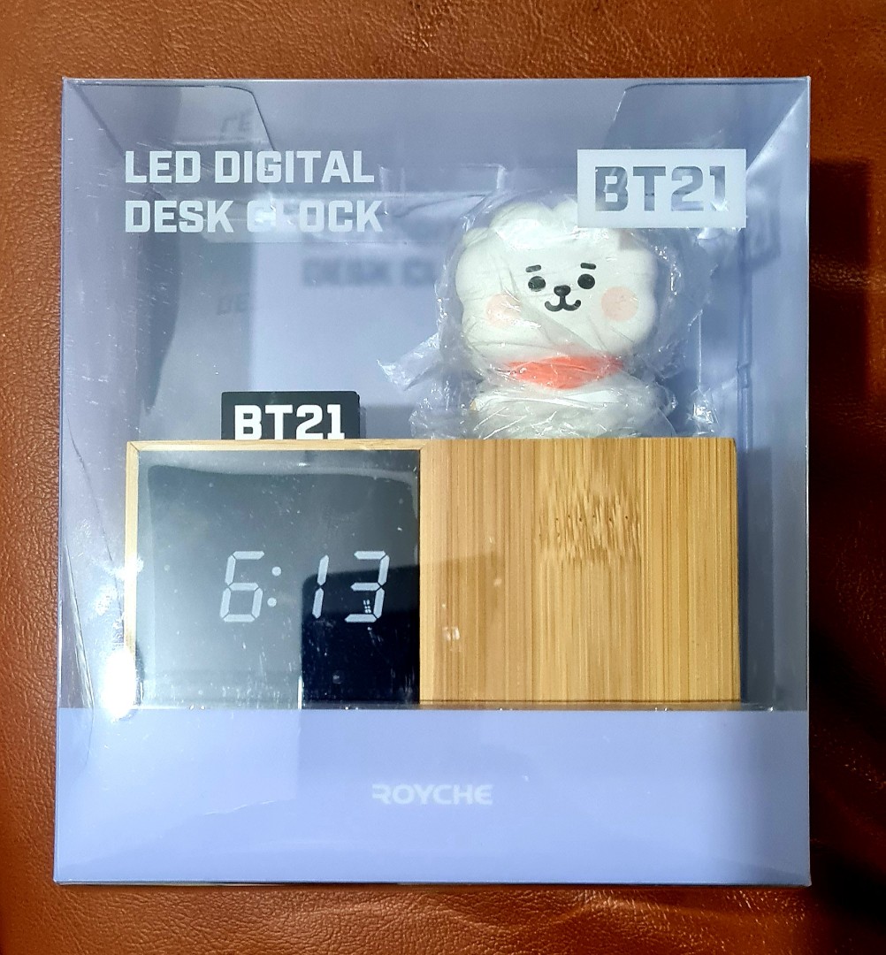 BT21 RJ LED Digital Desk Clock, Hobbies & Toys, Memorabilia