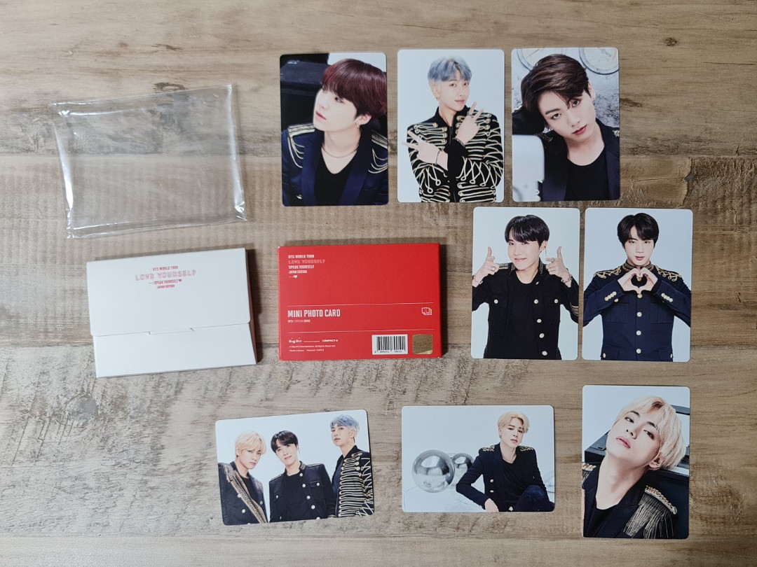 BTS LYS love yourself ミニフォト　コンプ　ユンギ　トレカ BTS LYS love yourself ミニフォト コンプ ユンギ トレカ BTS