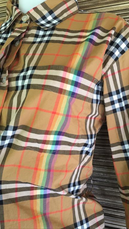 Burberry rainbow hotsell dress