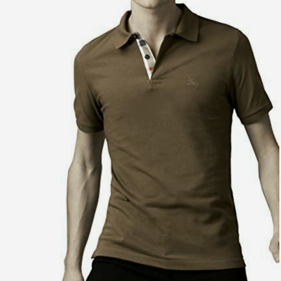 Burberry polo shirt brown outlet