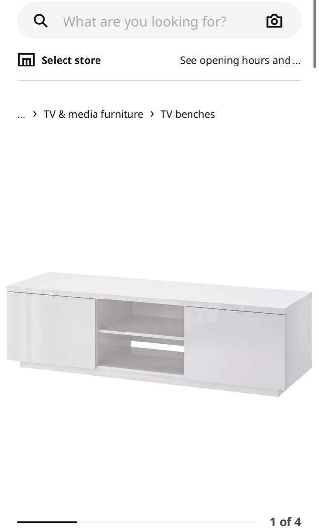 Byas TV Bench from ikea, Home & Furniture, Furniture on Carousell