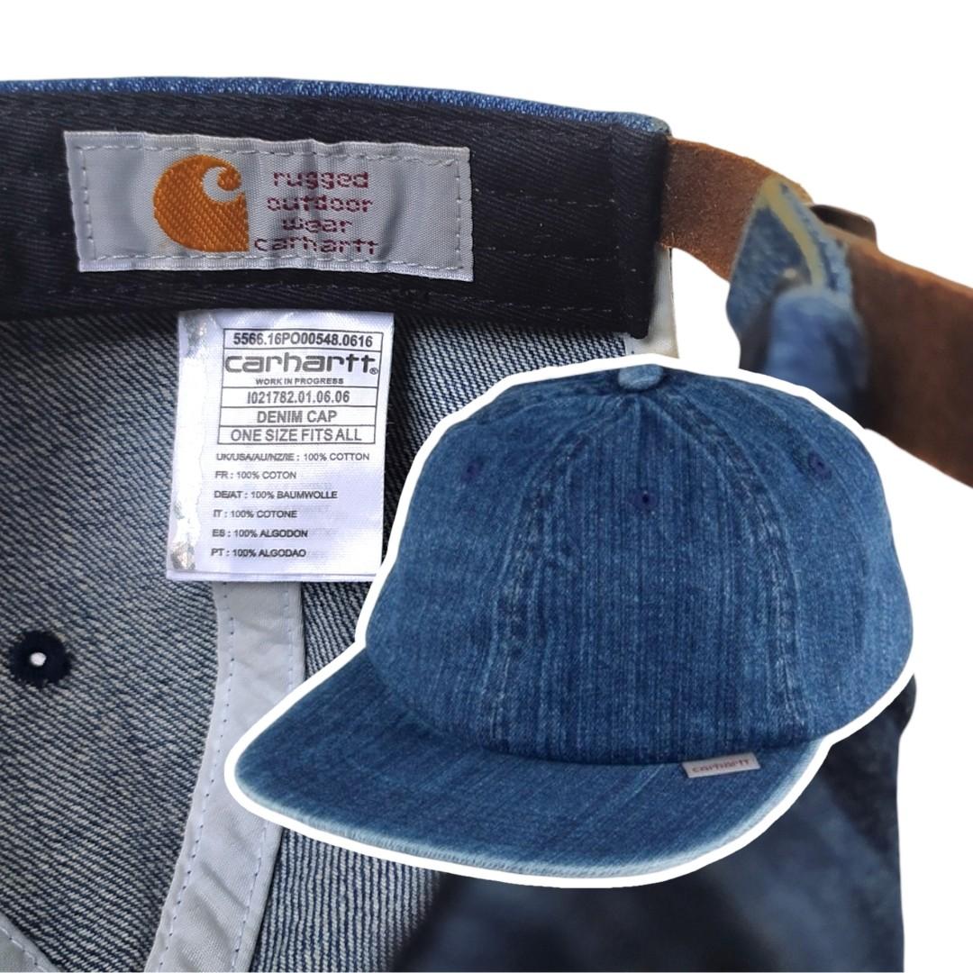 Carhartt WIP Denim Cap Leather Strap 
