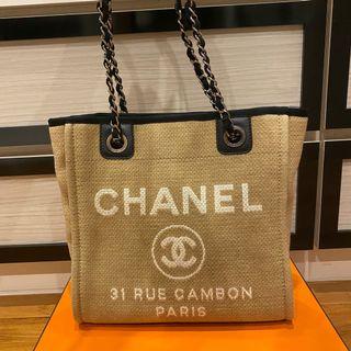 Chanel Deauville Small Tote Handbag