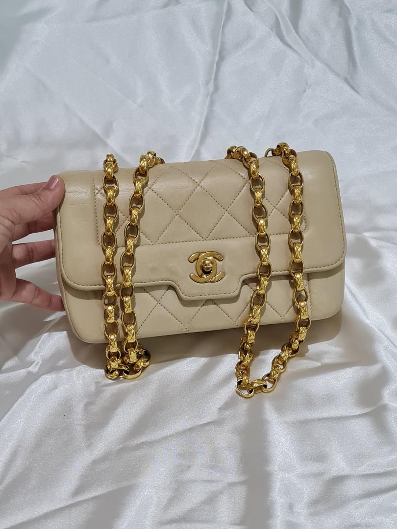 Chanel Mini Diana w Bijoux Chain, Luxury, Bags & Wallets on Carousell