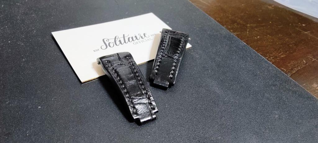 Alligator skin sales watch band