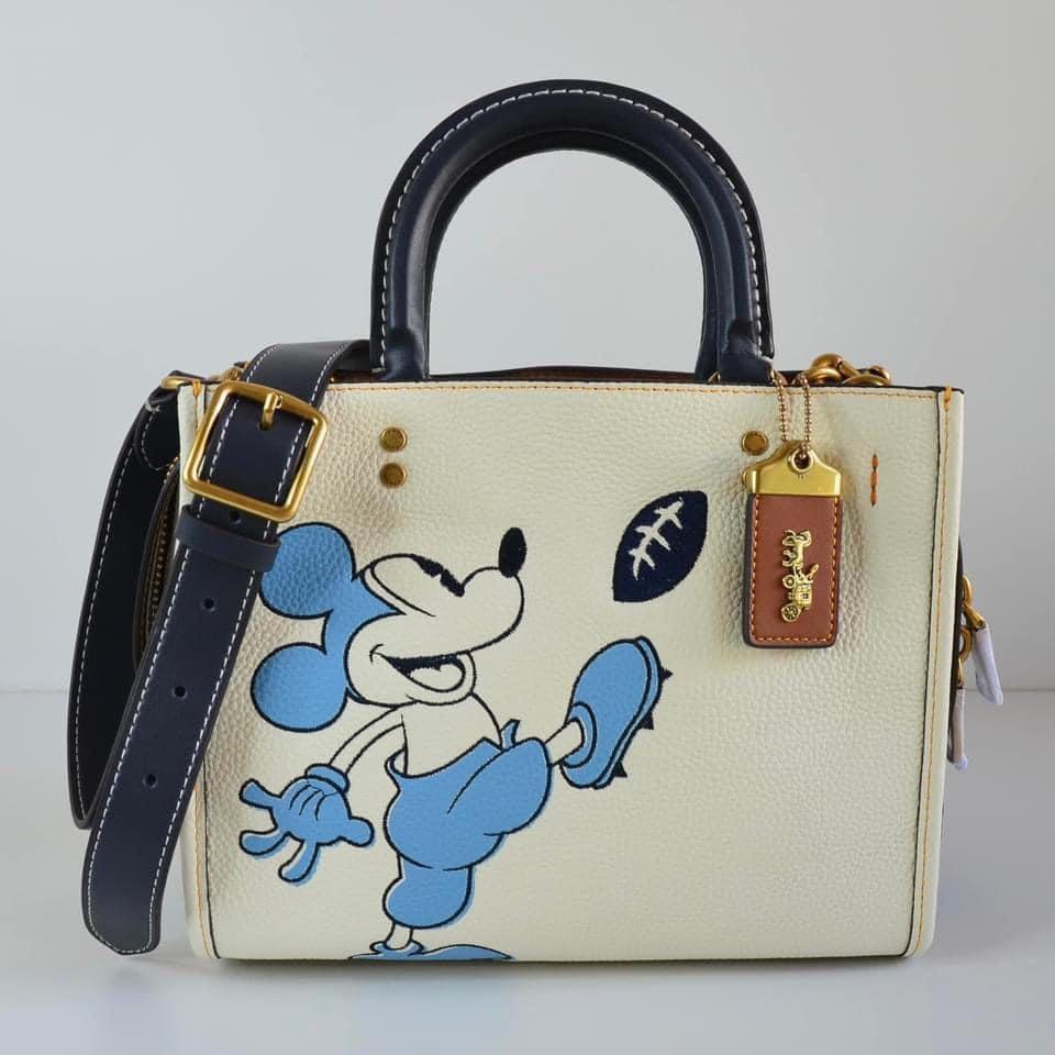 Coach Disney X Rogue 25 with Mickey Mouse, Women's Fashion, Bags ...