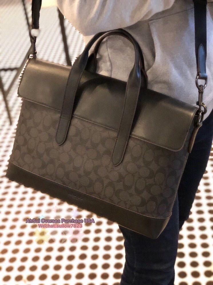 Coach Hamilton Portfolio Brief in Signature Canvas