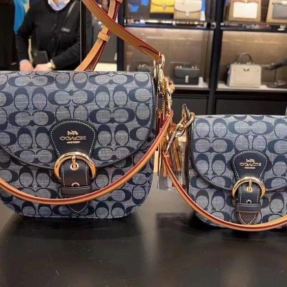 coach kleo denim