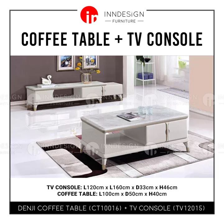 Coffee Table / tv console / set, Furniture & Home Living, Furniture, TV