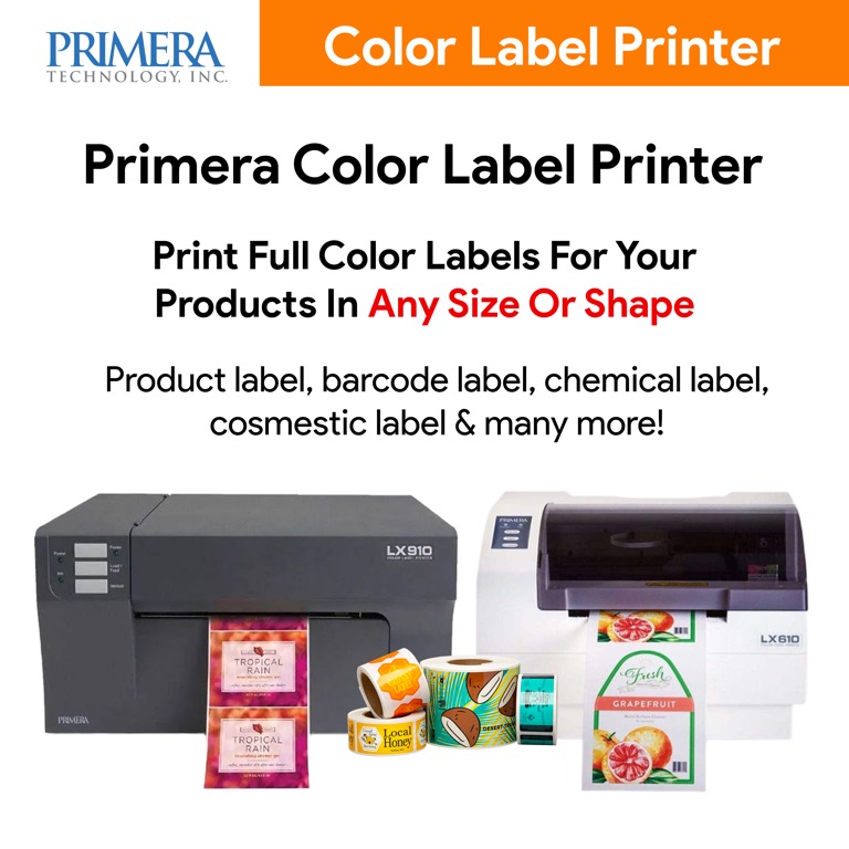 Color Label Printer - Barcode, Chemicals, Cosmetic, Food ...