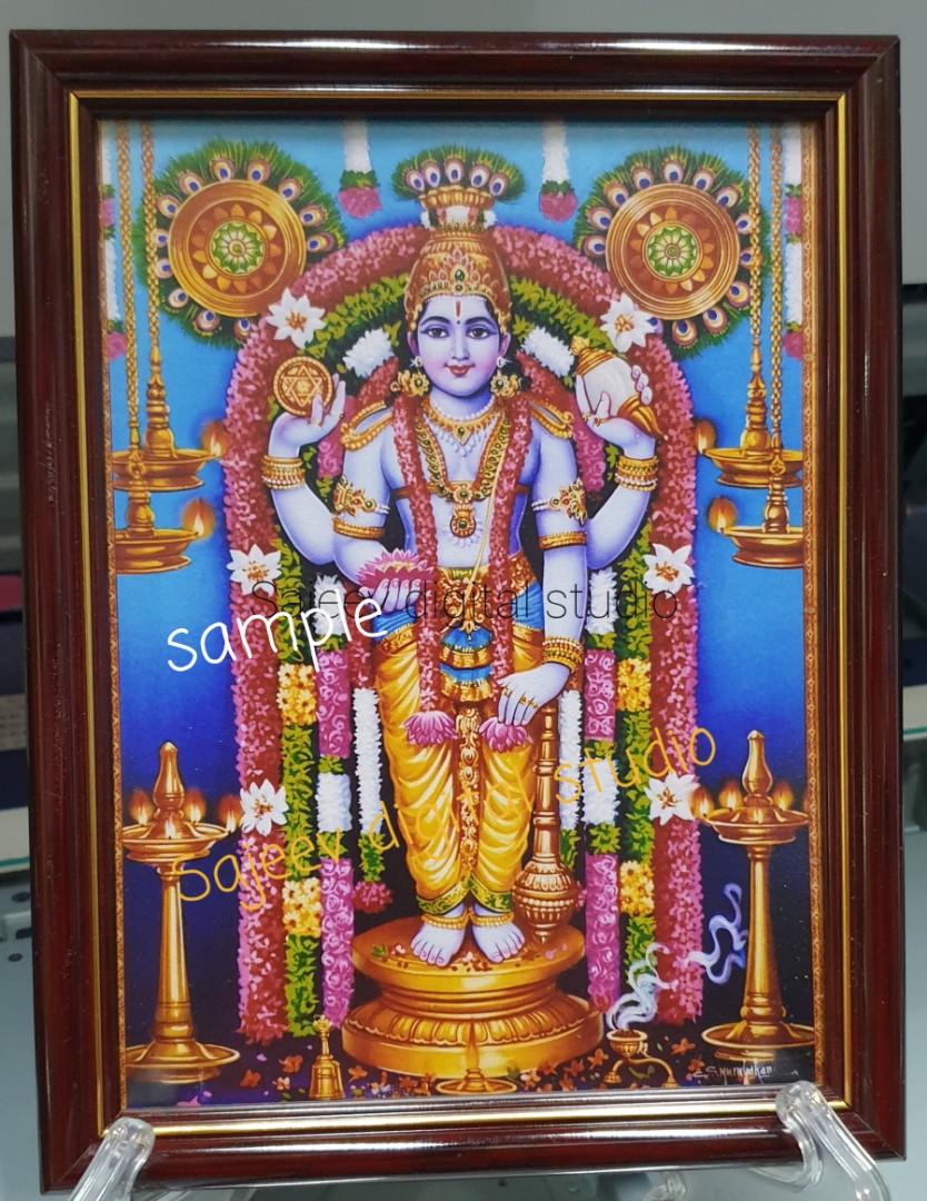 Customized god photos with frame, Furniture & Home Living, Home Decor,  Frames & Pictures on Carousell