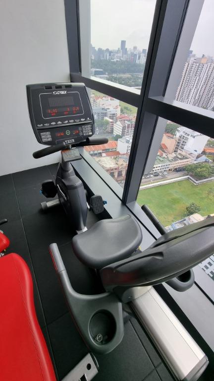 Cybex 750r recumbent bike clearance