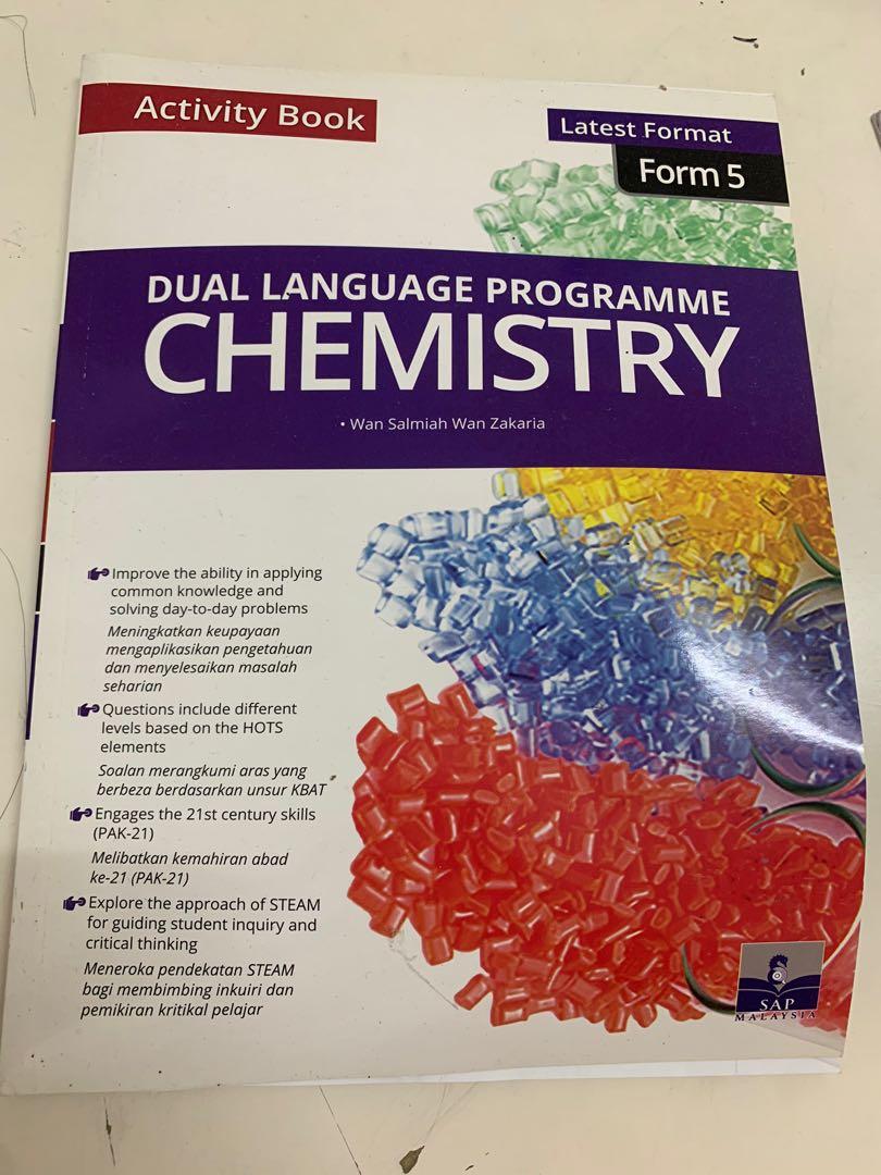 Dlp Chemistry Form 5 Activity Book Kimia Tingkatan 5 Kssm Spm Hobbies Toys Books Magazines Textbooks On Carousell