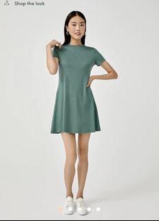 Eden T-shirt Dress in Jade (XS)