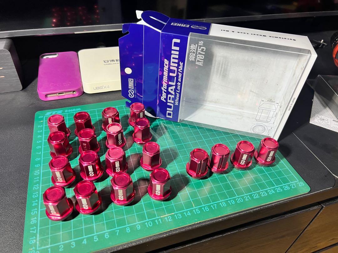 Enkei Duralumin Wheel Lock & Nut, Car Accessories, Tyres & Rims on